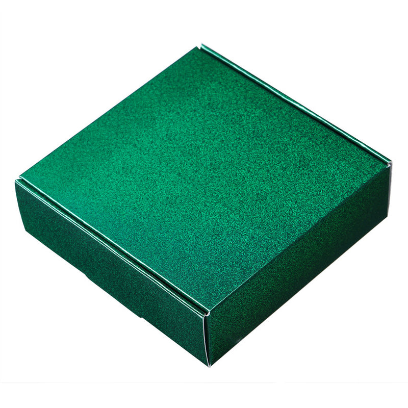 Green Glitter Holographic Paper Gift Box 40pcs/pack