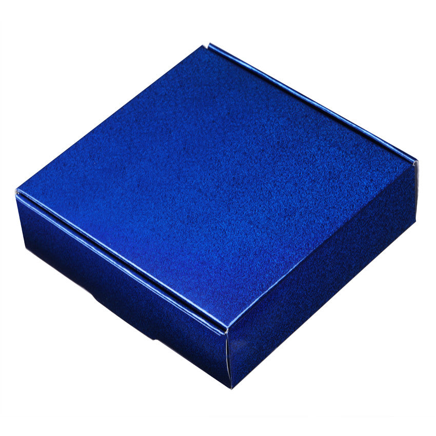 Blue Glitter Holographic Boxes for Cosmetics Packaging 40pcs/pack