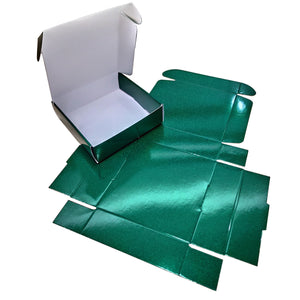 Green Glitter Holographic Paper Gift Box 40pcs/pack