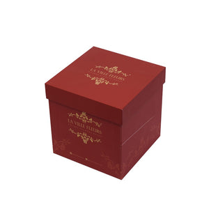 Custom Branded Cube Cardboard Flower Box