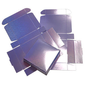 Lilac Violet Holographic Glitter Jewelry Box
