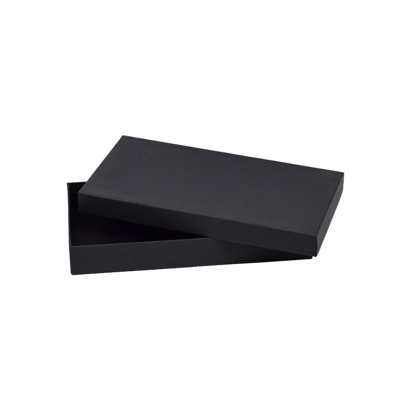 Black on Black Spot Glossy UV Logo Scarf Packaging Gift Box