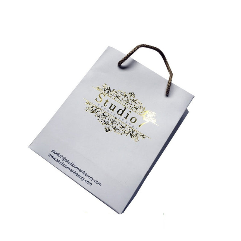 Custom Circular Wig Box with Paper Shopping Bag