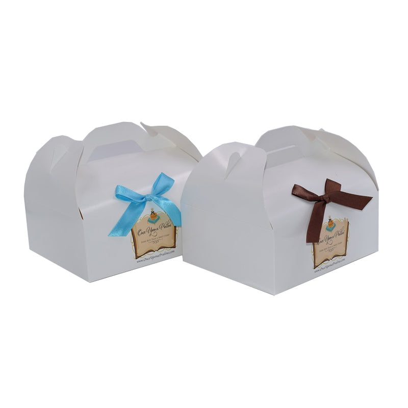 Custom Printed Cookies Packaging Mini Gable Box