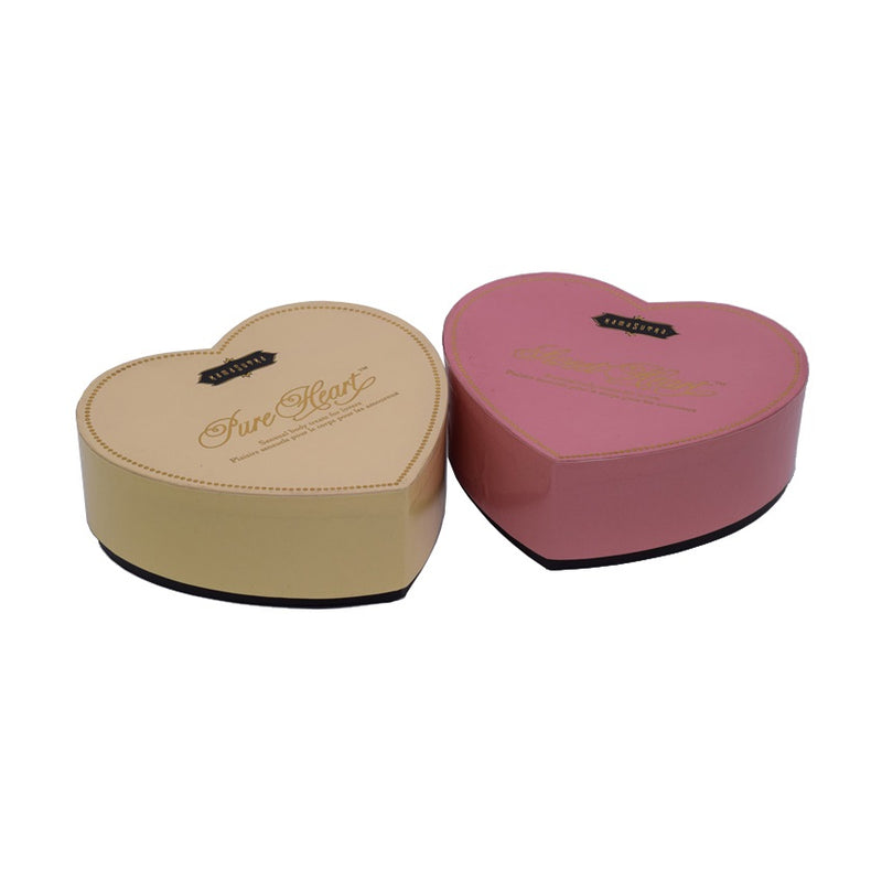 Heart Shaped Cardboard Gift Box with Lid