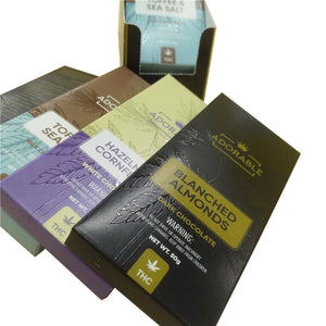 Glossy UV Stamped Custom Branded Chocolate Bar Box